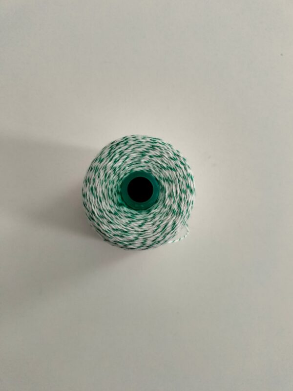 Caramelo color verde calibre 12/5 costura de sacos