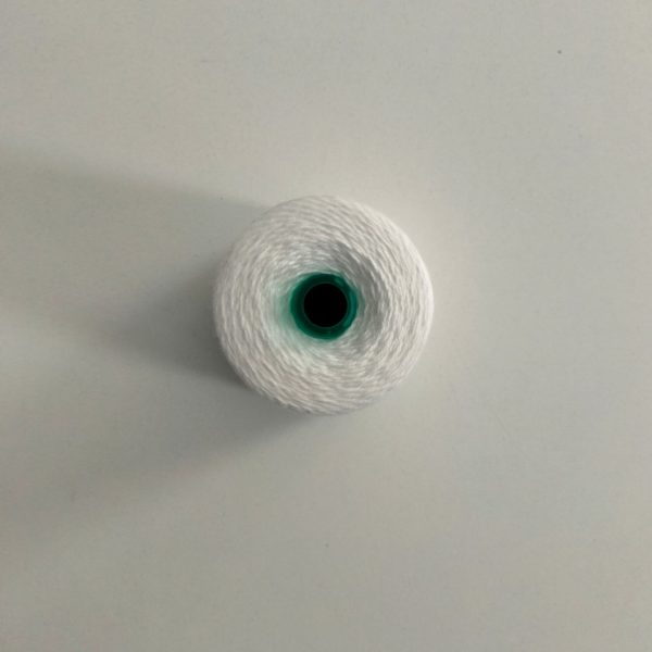 poliester blanco 12-4 costura de sacos