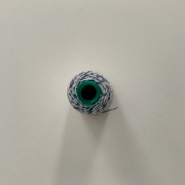 poliester caramelo azul marino 12-5 costura de sacos